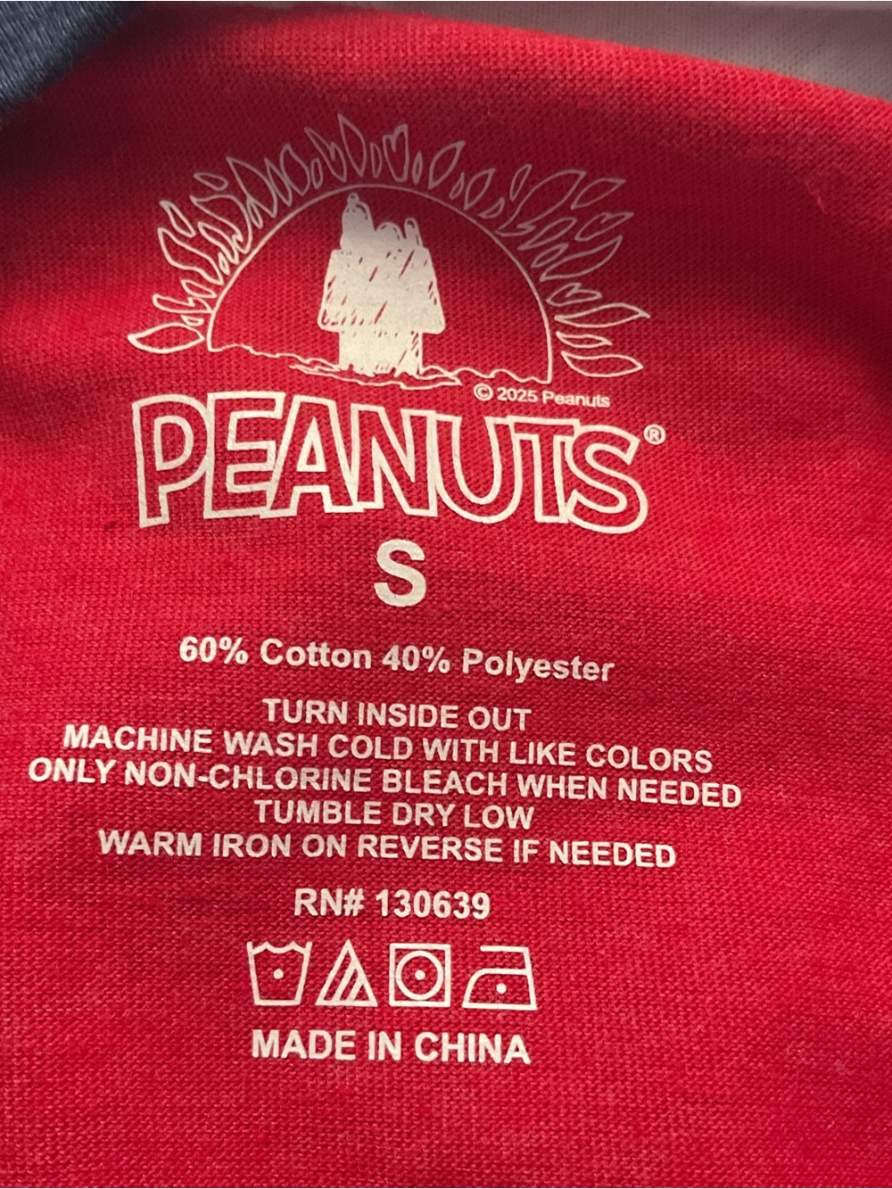 Snoopy 'Friends. Fireworks. Freedom.' Red white & Blue Graphic Tee Sz Small NWT - Picture 5 of 5